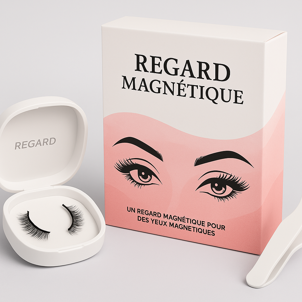 Cils magnétiques – 1/2 paires avec applicateur