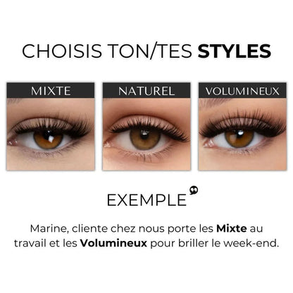Cils magnétiques – 1/2 paires avec applicateur